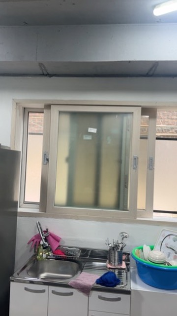 상가환풍기 설치 전 모습